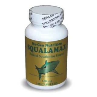 Squalamax - Natural Shark Squalamine Supplement - 650 mg/100 Capsules