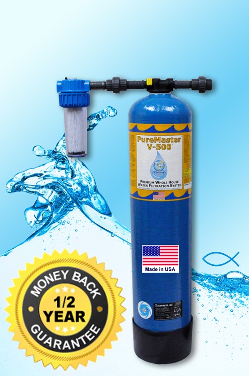 Vitasalus PureMaster V500 Premium Whole House Water Filtration System
