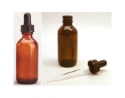 Amber Bottle & Dropper Set (for Cantron dosing) 2 oz